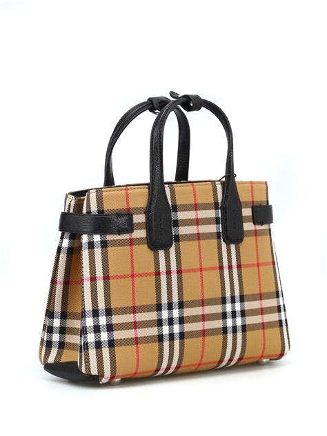 burberry 4076948|Burberry Small Banner in Vintage Check and Leather.